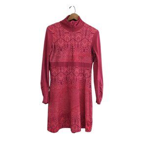 Prana Spitfire Quarter Zip Athleisure Active Long Sleeve Dress Size S